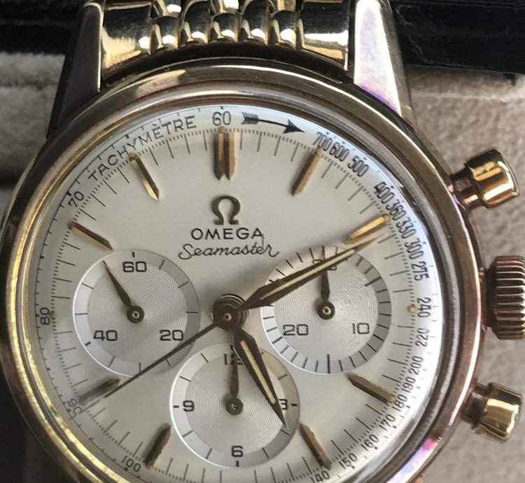 Omega Seamaster 14904-62 1962 Yellow Gold Very Good