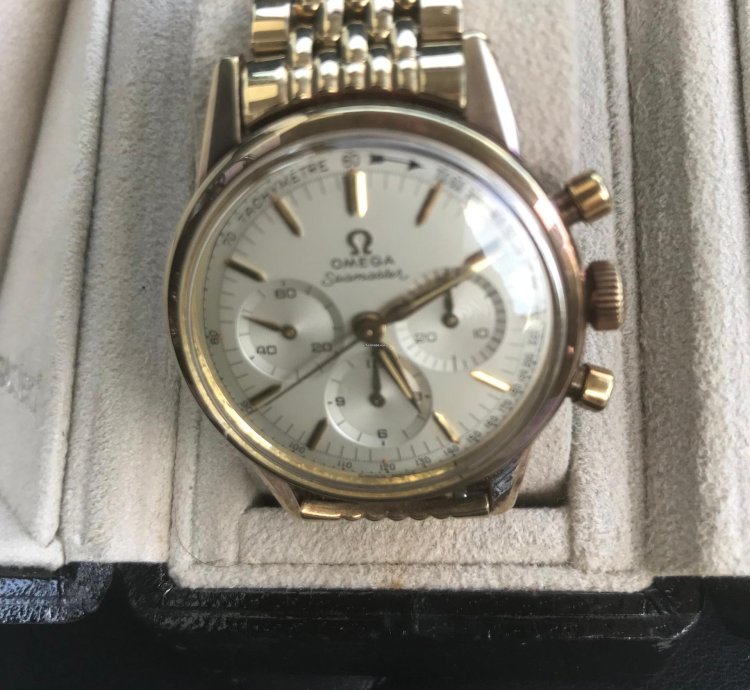 Omega Seamaster 14904-62 1962 Yellow Gold Very Good