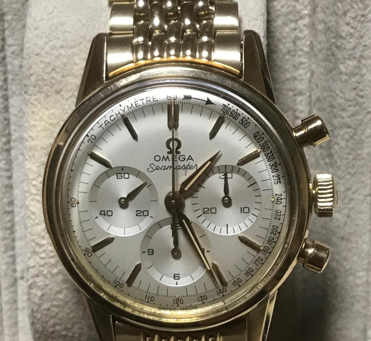 Omega Seamaster 14904-62 1962 Yellow Gold Very Good