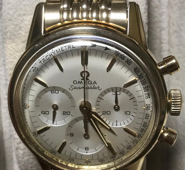 Omega Seamaster 14904-62 1962 Yellow Gold Very Good