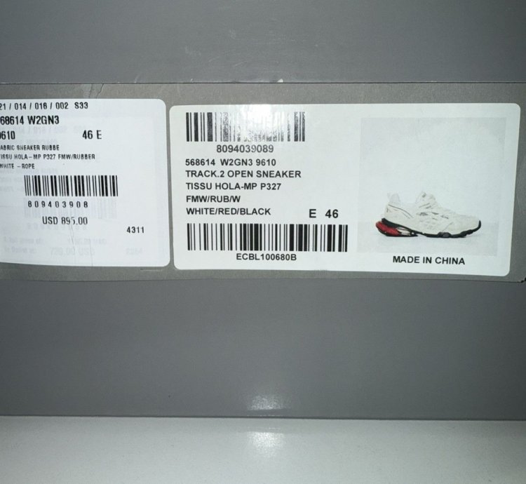 Balenciaga Track 2 0 Sneakers- Brand New Size 46