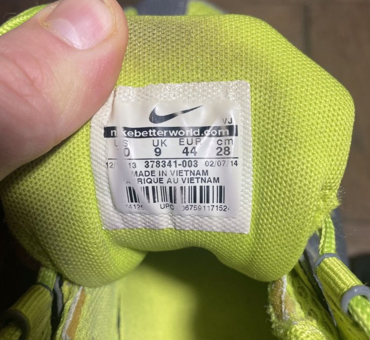 Vintage Men Nike Shox Y2k Gray Yellow Sneakers Shoes