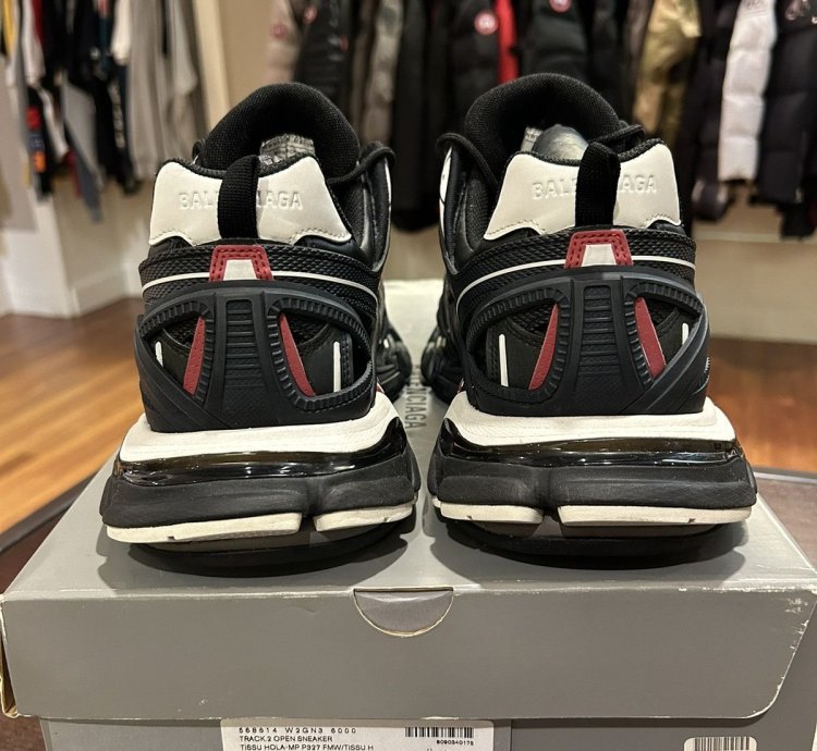 Balenciaga Track 2 Black Burgundy