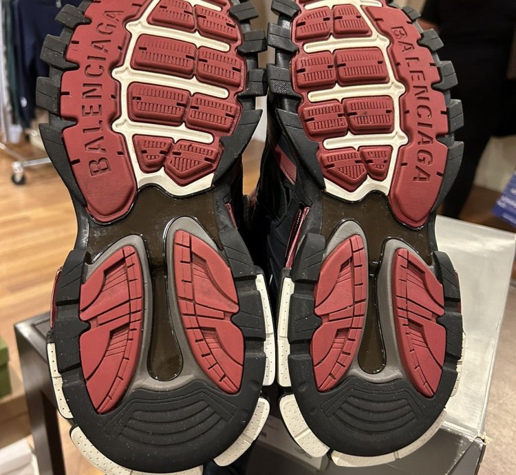 Balenciaga Track 2 Black Burgundy
