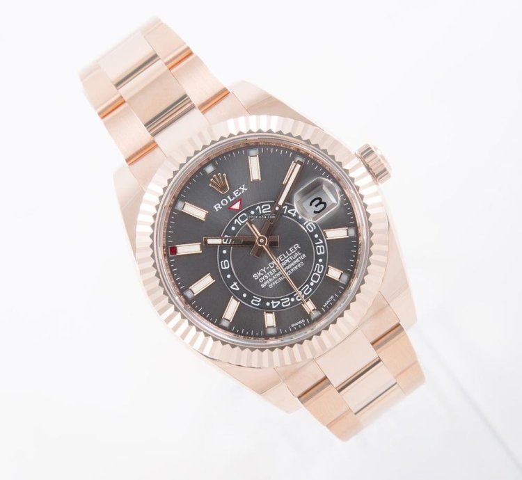 Rolex Sky-dweller 01 2023 Rhodium Dial Perfect Condition Box Papers