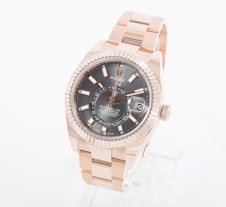 Rolex Sky-dweller 01 2023 Rhodium Dial Perfect Condition Box Papers