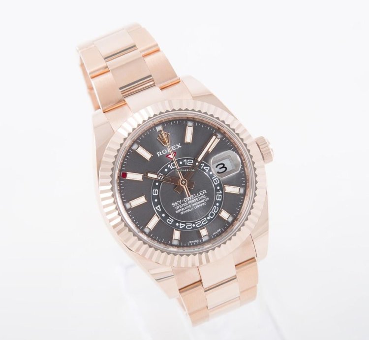 Rolex Sky-dweller 01 2023 Rhodium Dial Perfect Condition Box Papers