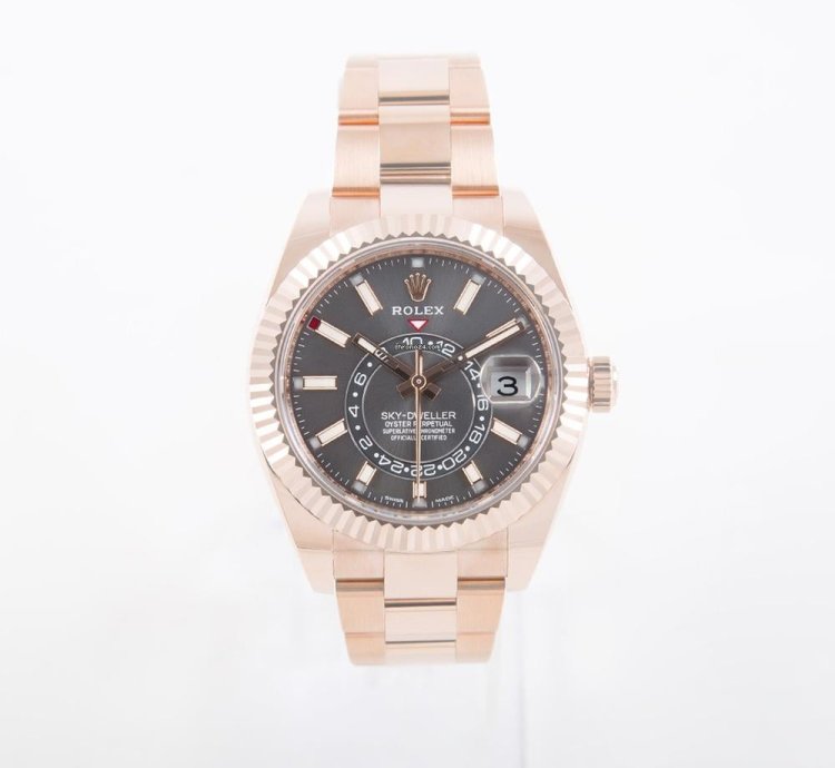 Rolex Sky-dweller 01 2023 Rhodium Dial Perfect Condition Box Papers
