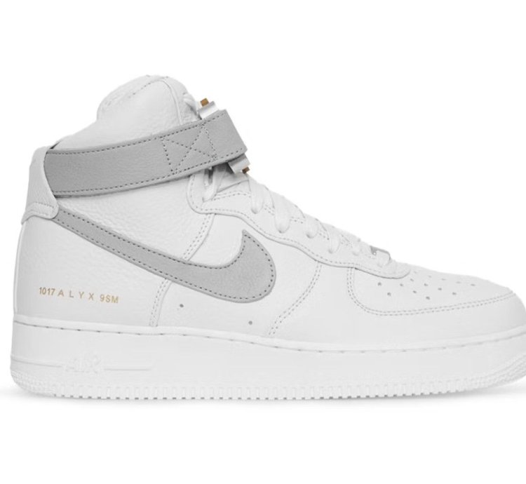 Air Force 1 High 1017 Alyx 9sm White Grey