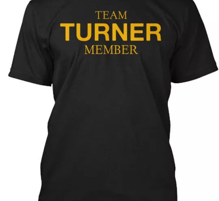 Team Turner T-shirt Made In The Usa Size S To 5xl