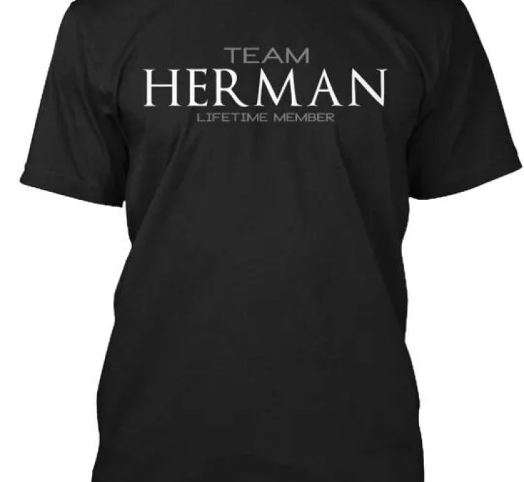 Team Herman T-shirt Made In The Usa Size S To 5xl