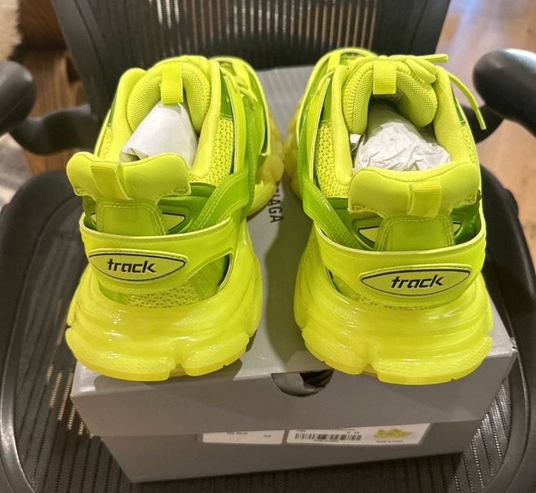 Balenciaga Track Clearsole Yellow Bnwt