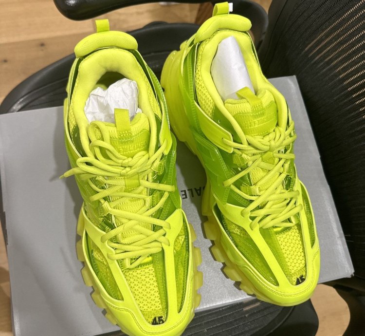 Balenciaga Track Clearsole Yellow Bnwt