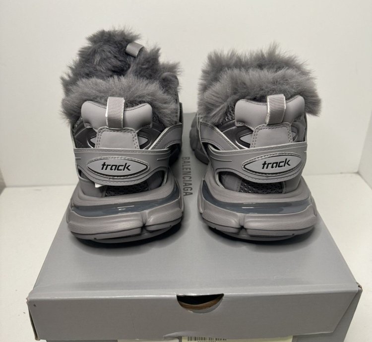 Balenciaga Track Faux-fur Eu 45 Us 12 With Box