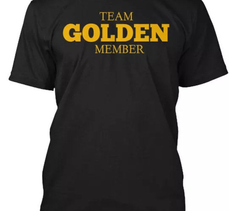 Team Golden T-shirt Made In The Usa Size S To 5xl