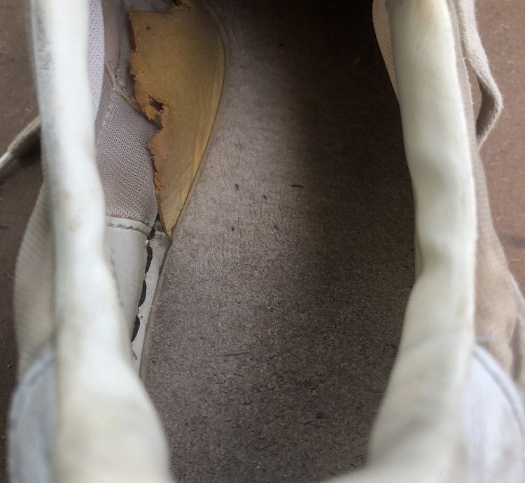 Vtg 1983 Nike White Leather Sneakers Size 9 5 Made In Korea
