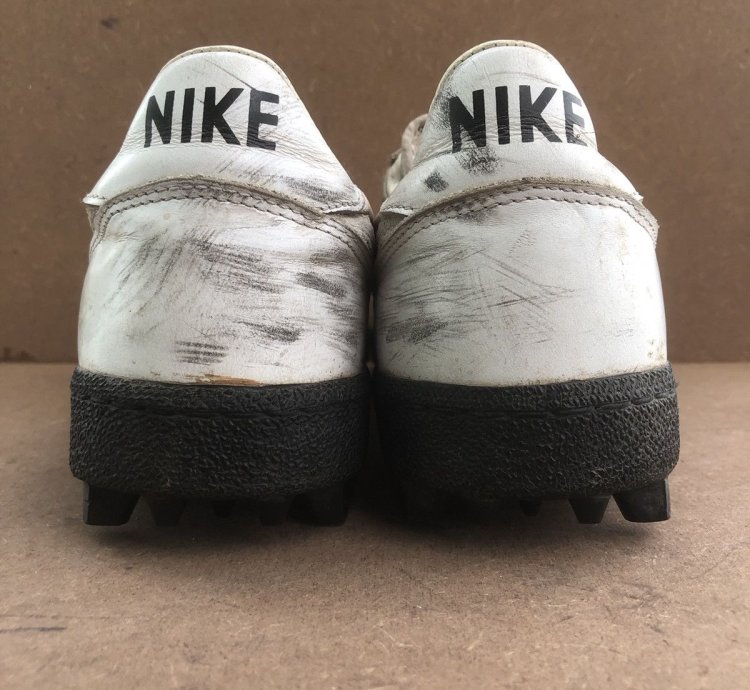 Vtg 1983 Nike White Leather Sneakers Size 9 5 Made In Korea
