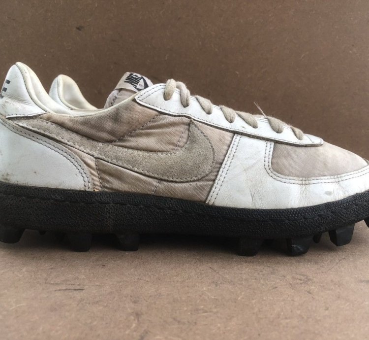 Vtg 1983 Nike White Leather Sneakers Size 9 5 Made In Korea