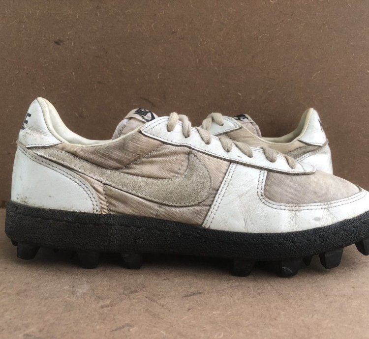 Vtg 1983 Nike White Leather Sneakers Size 9 5 Made In Korea