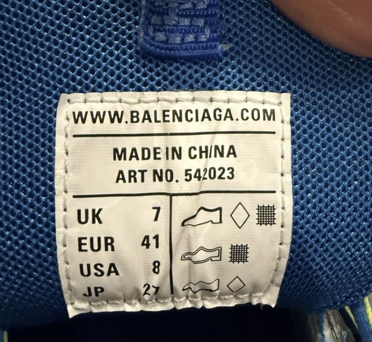 Balenciaga Track Grey Blue