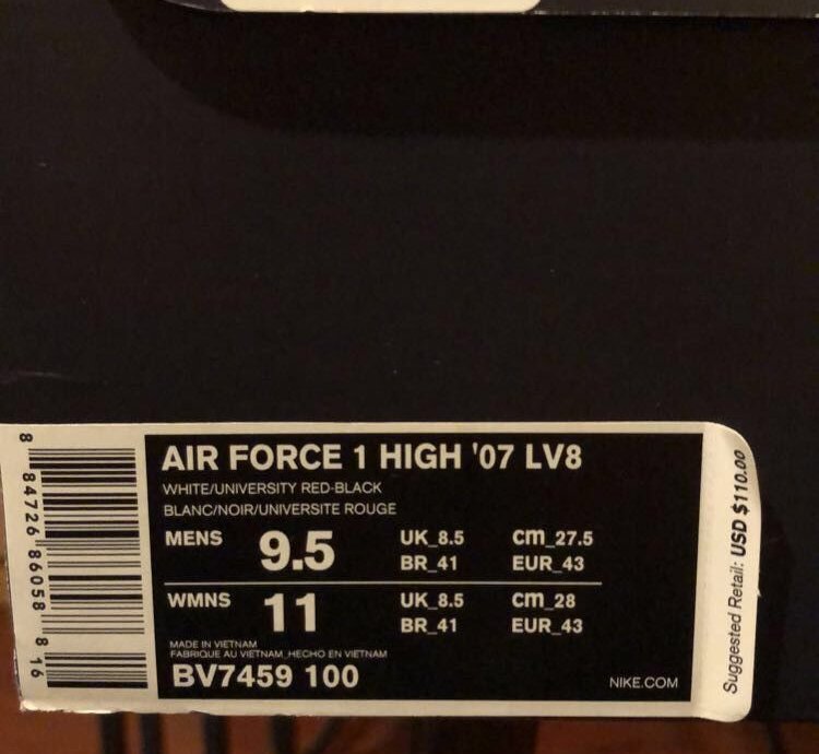 Air Force 1 High Lv8 Atlanta