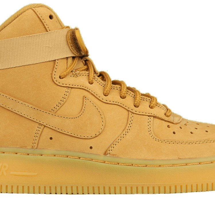 Air Force 1 High Lv8 Gs Flax