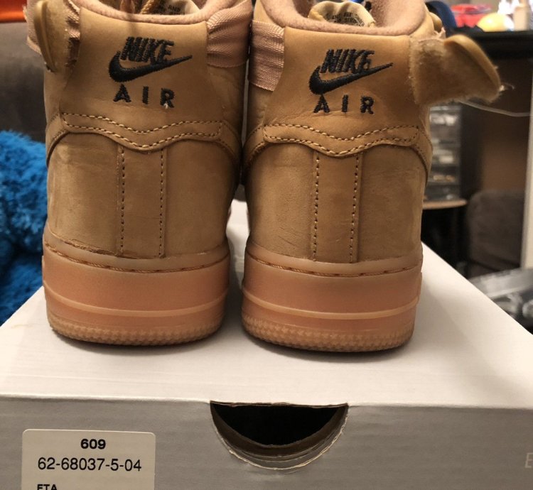 Air Force 1 High Lv8 Gs Flax