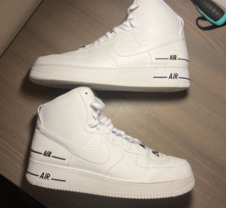 Air Force 1 High Lv8 Triple White