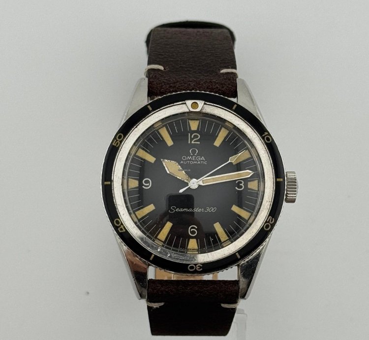 Omega Seamaster 300 Acier Inoxydable Calibre 552 Tritium Indesex Extract From Archives