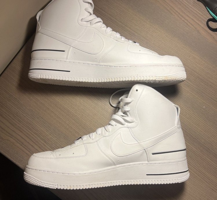 Air Force 1 High Lv8 Triple White