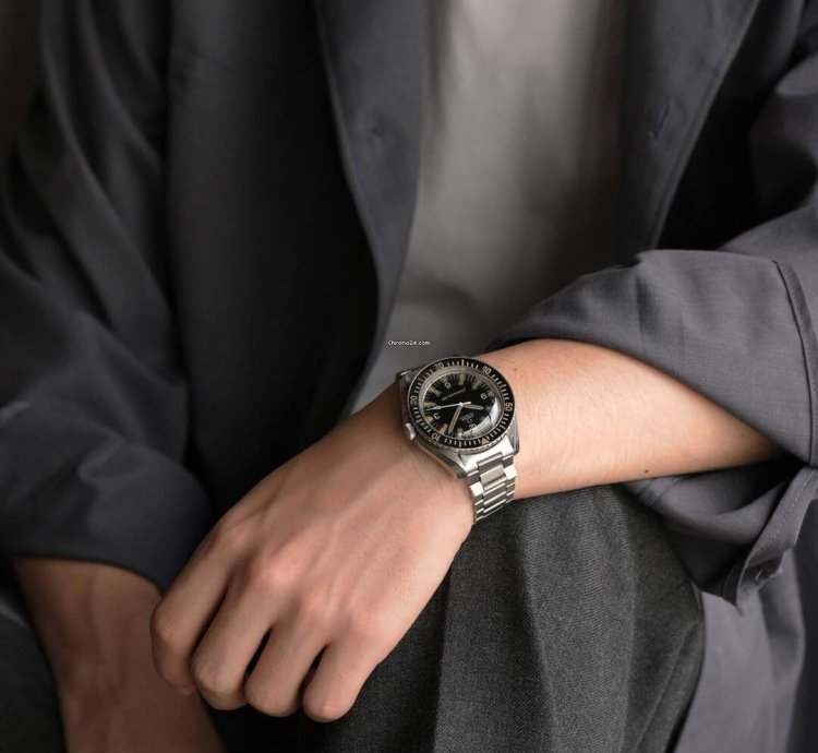 Omega Seamaster 300 Arabic Matte Black Dial