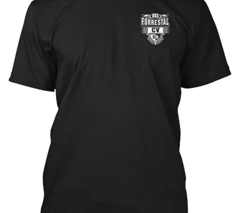 Uss Forrestal Cv 59 T-shirt Made In The Usa Size S To 5xl