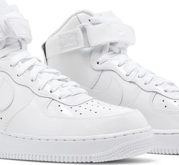 Air Force 1 High Qs Sheed Triple White