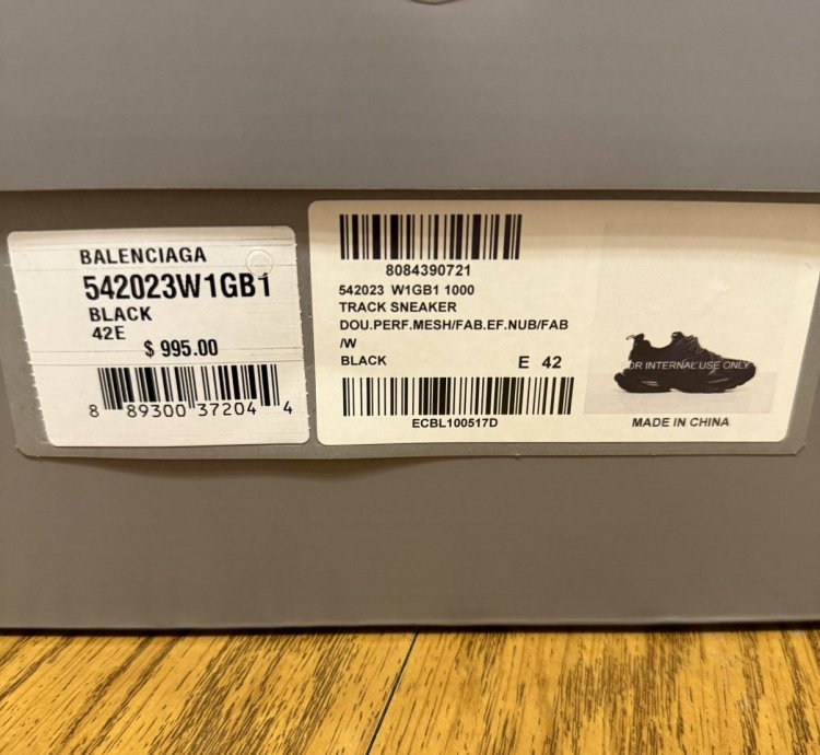 Balenciaga Track Sneaker black