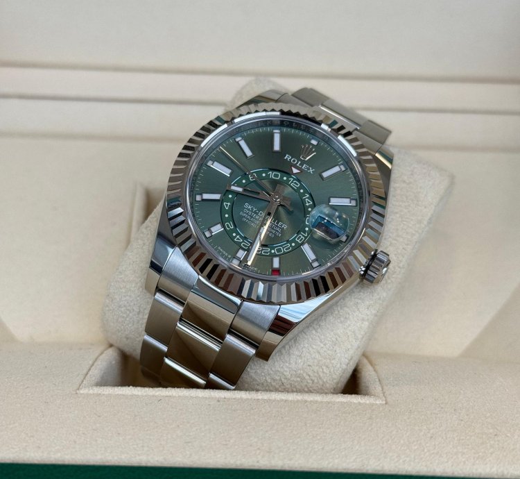 Rolex Sky-dweller 2023 Skydweller Stainless Steel Mint Green Oyster 336934