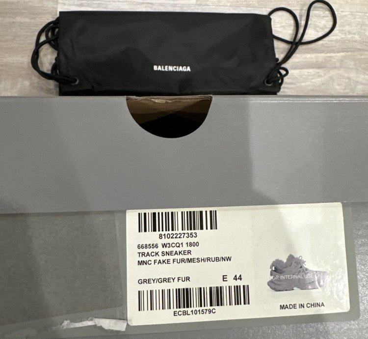 Balenciaga Track Sneaker Fake Fur