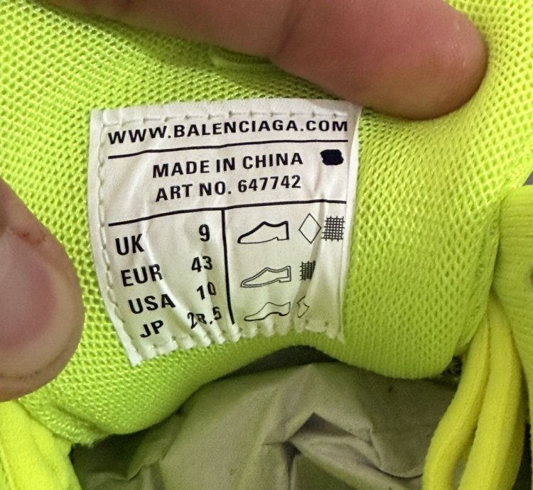 Balenciaga Track Sneaker Fluo Yellow