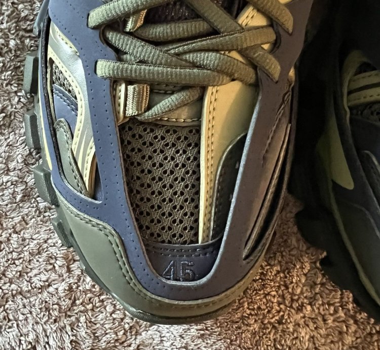 Balenciaga Track Sneaker Khaki Dark Grey Green Size 12 45