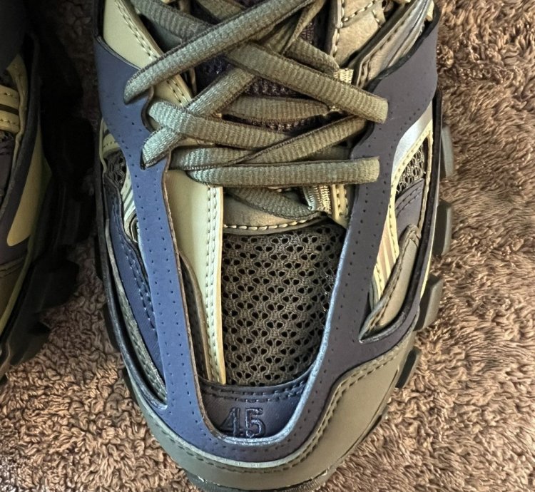 Balenciaga Track Sneaker Khaki Dark Grey Green Size 12 45