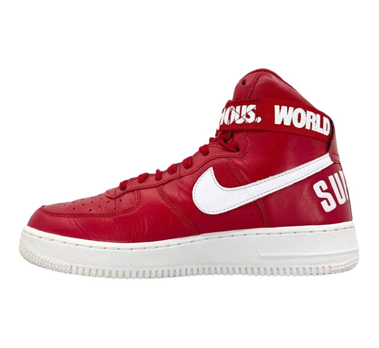 Air Force 1 High Supreme World Famous Red