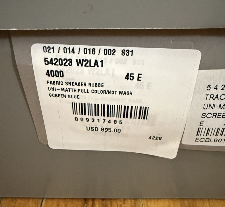 Balenciaga Track Sneaker Screen Blue