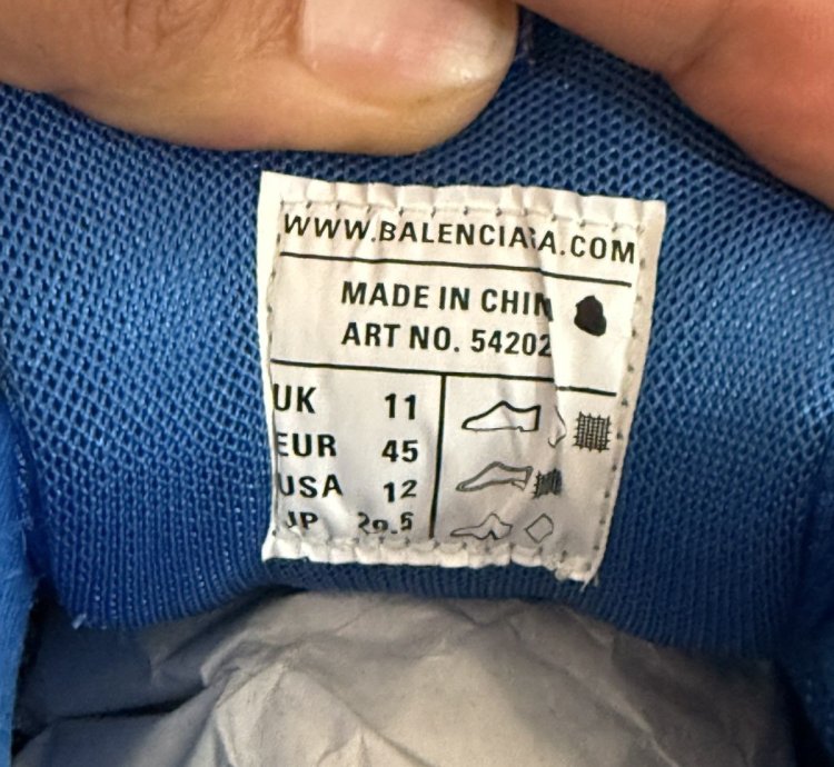 Balenciaga Track Sneaker Screen Blue