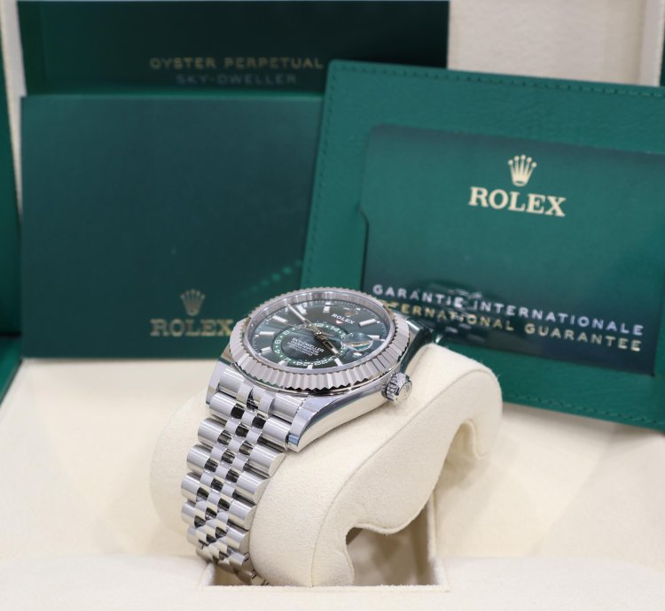 Rolex Sky-dweller 2024 Sky-dweller Jubilee Mint Green Dial Unworn