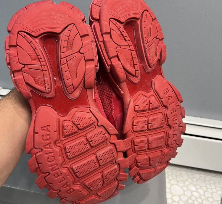 Balenciaga Track Trainer 3 Red Size 10 Us Eu 43