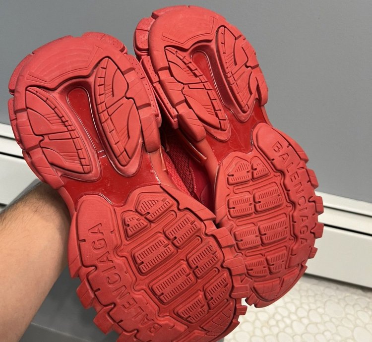 Balenciaga Track Trainer 3 Red Size 9 Us Eu 42