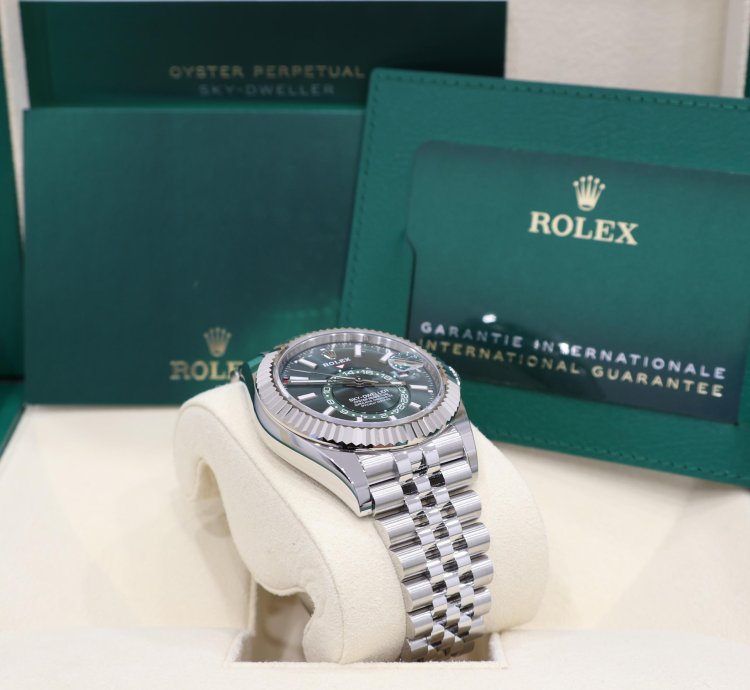 Rolex Sky-dweller 2024 Sky-dweller Jubilee Mint Green Dial Unworn