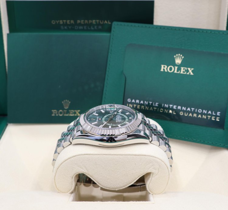 Rolex Sky-dweller 2024 Sky-dweller Jubilee Mint Green Dial Unworn