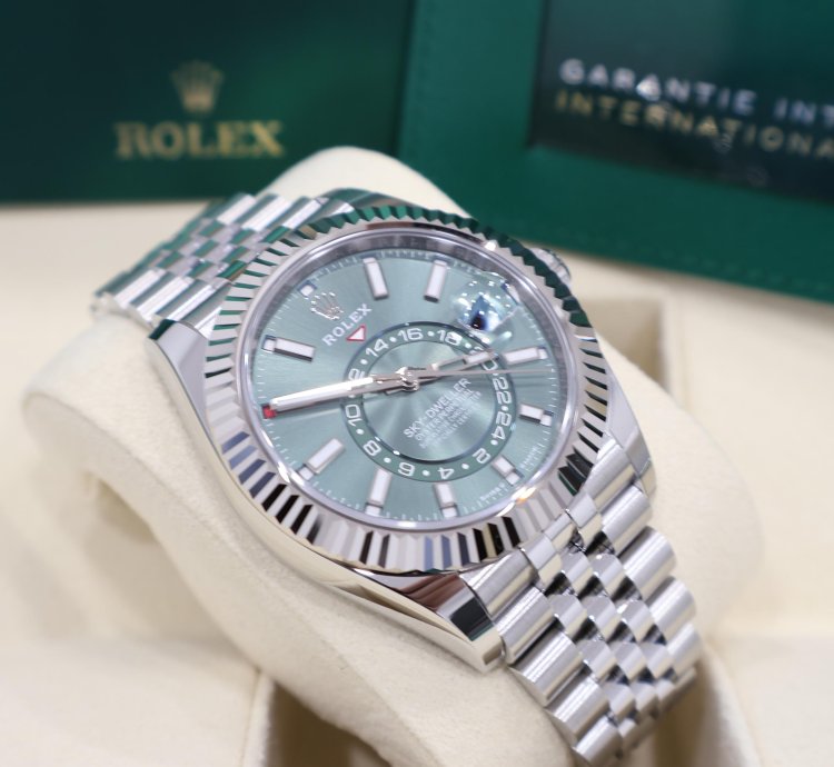 Rolex Sky-dweller 2024 Sky-dweller Jubilee Mint Green Dial Unworn