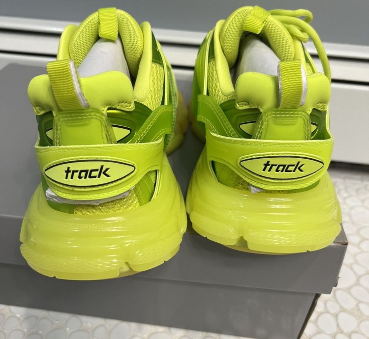 Balenciaga Track Trainer Size 10 Neon Yellow