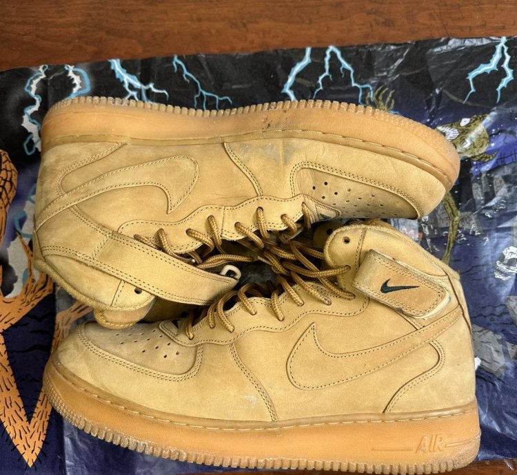 Air Force 1 High Wheat Timbo Beige